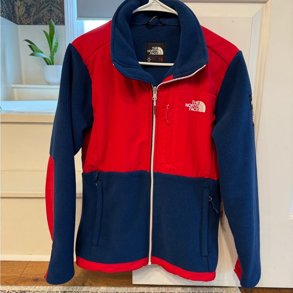 The North Face Olympics Red and Blue Jacket